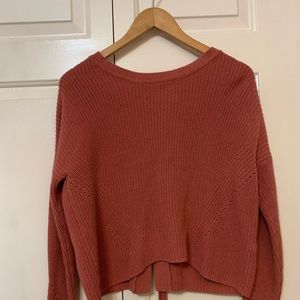 Lucky Brand dusty pink sweater -worn once